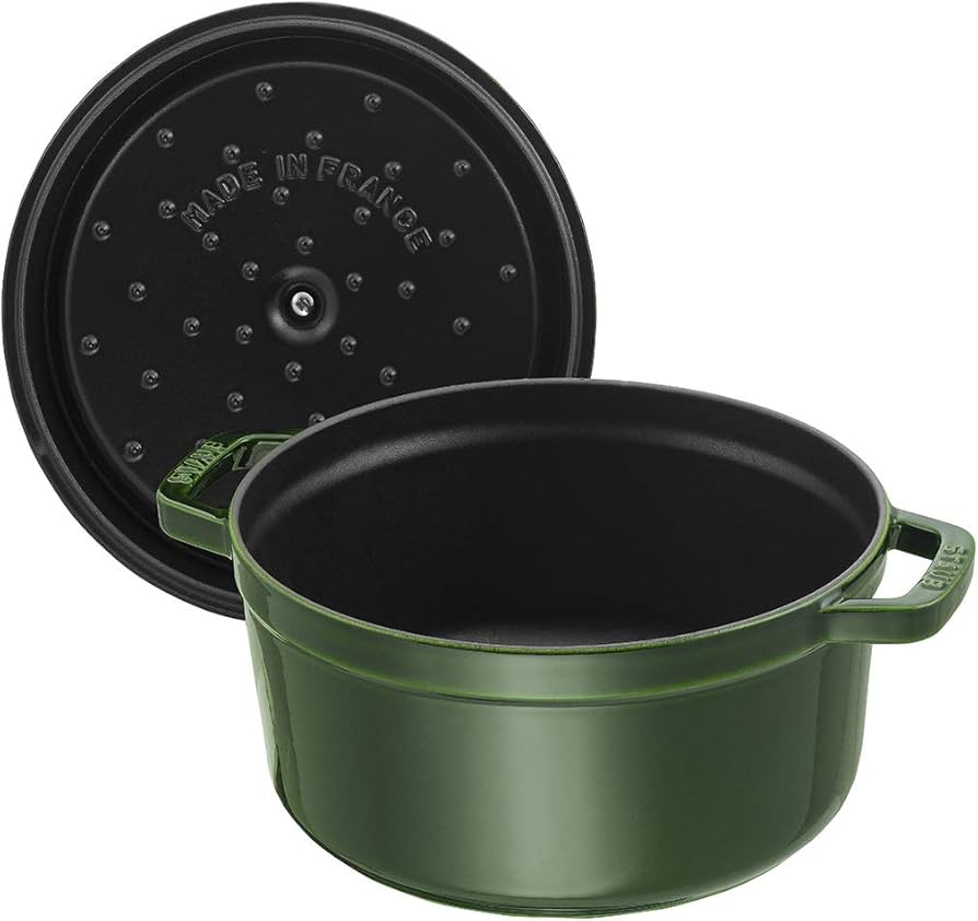 Amazon｜ストウブ(Staub) 「 ピコ ココット ラウンド バジルグリーン