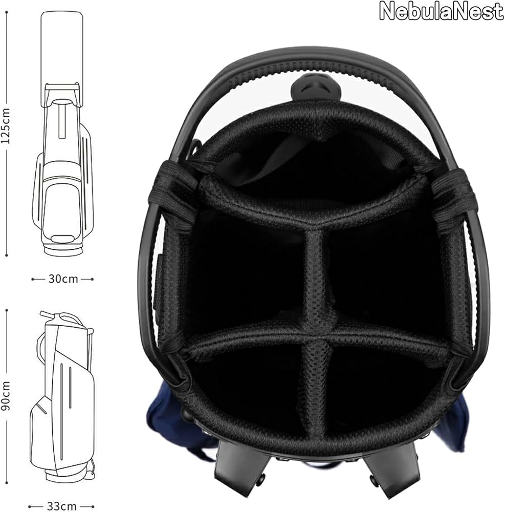 Amazon | キャディバッグ 軽量 ゴルフバッグ 9.0型 スタンドバッグ 47