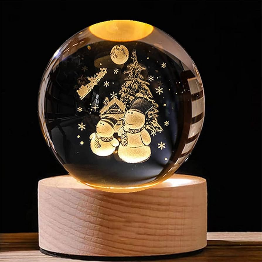 Amazon.co.jp: 3D プラネット クリスタル ボール ムーン クリスタル