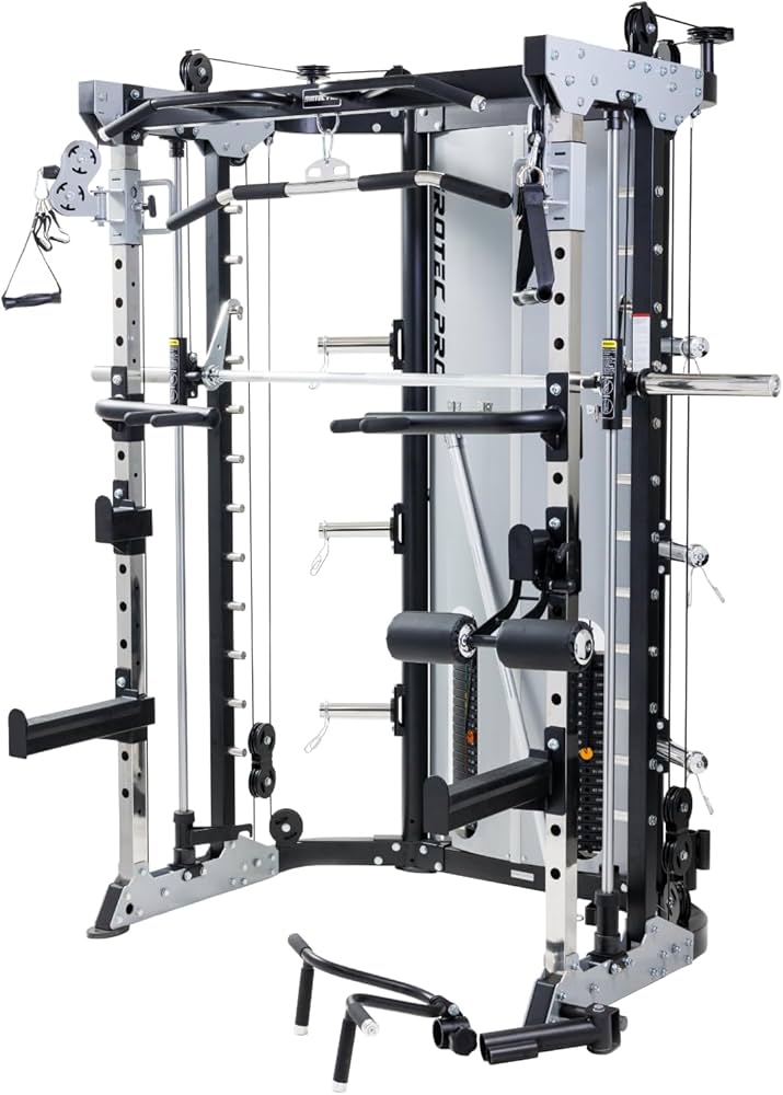 Amazon | スミスマシン パワーラック ケーブルマシン パーソナルジム