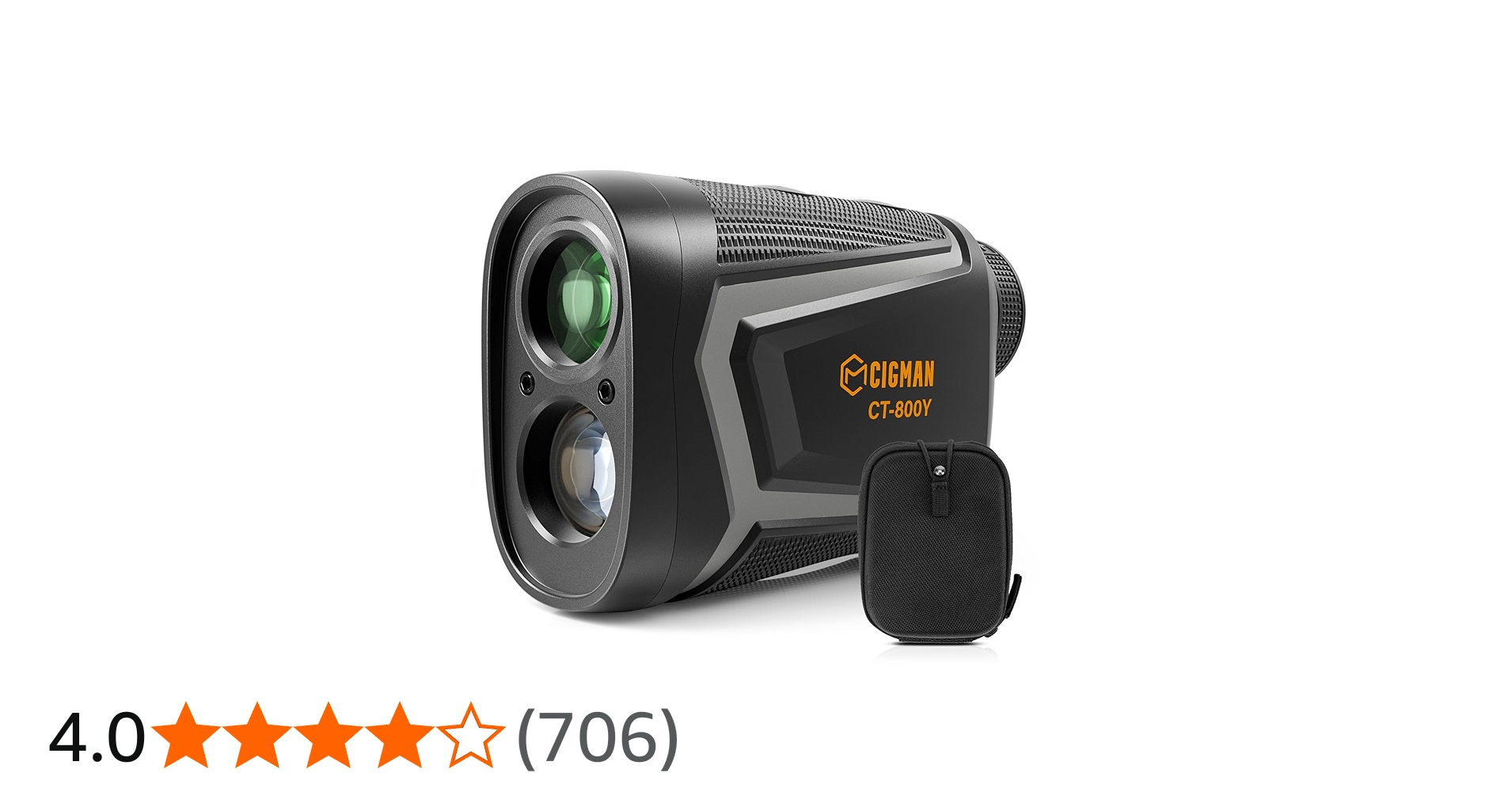 Amazon.co.jp: CIGMAN ゴルフレーザー距離計 800m対応 小型 軽量 高低