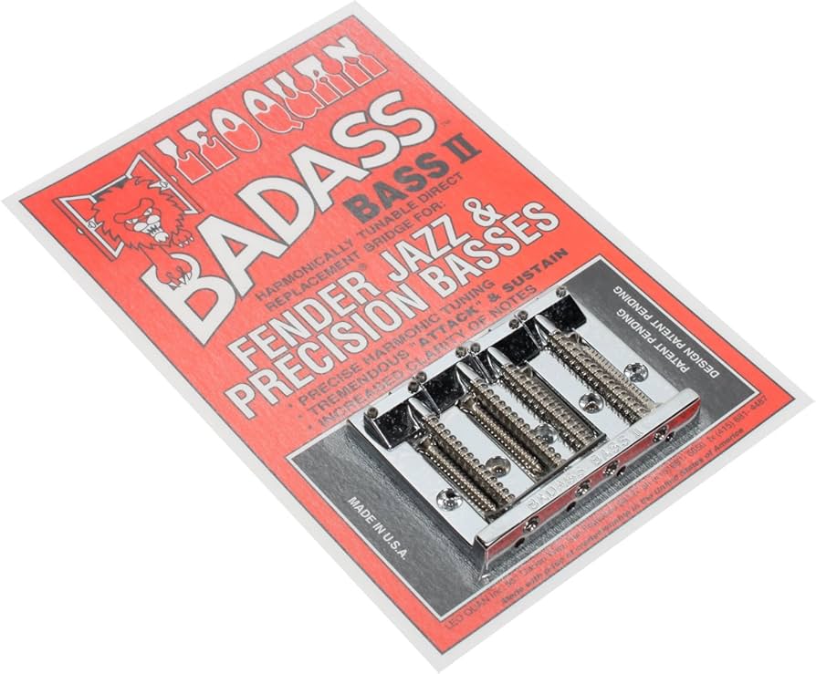 Amazon.com: Allparts Leo Quan Bass II Bridge - Chrome : Musical