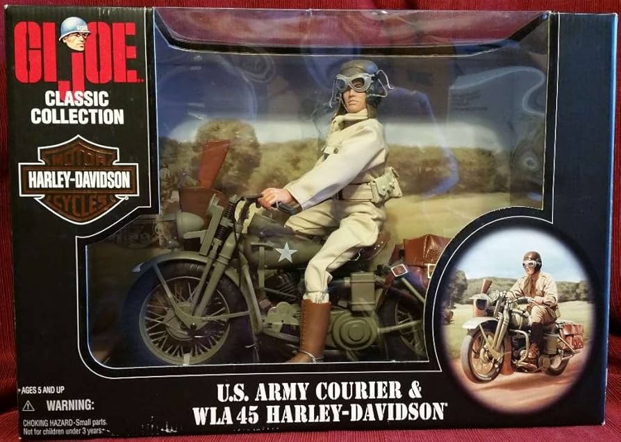 Amazon.com: GI Joe US Army 45 Harley Davidson : Toys & Games