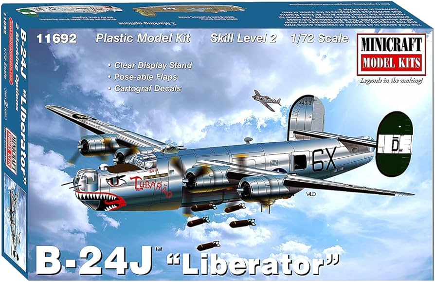 Amazon | ミニクラフト 1/72 第二次世界大戦 アメリカ軍 B-24J