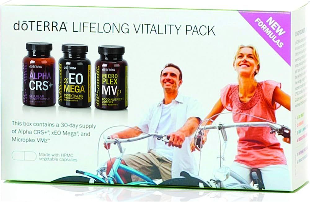 Amazon.com: doTERRA Lifelong Vitality Pack - Alpha CRS+, xEO Mega