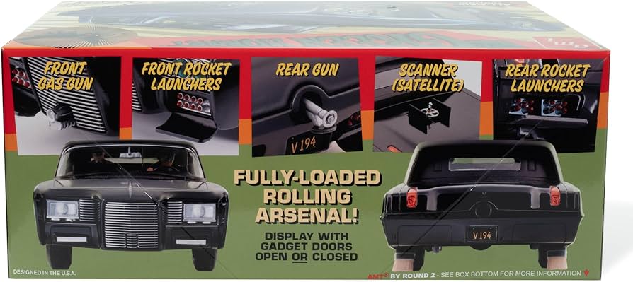 AMT Green Hornet Black Beauty 1:25 Scale Model Kit, Figures