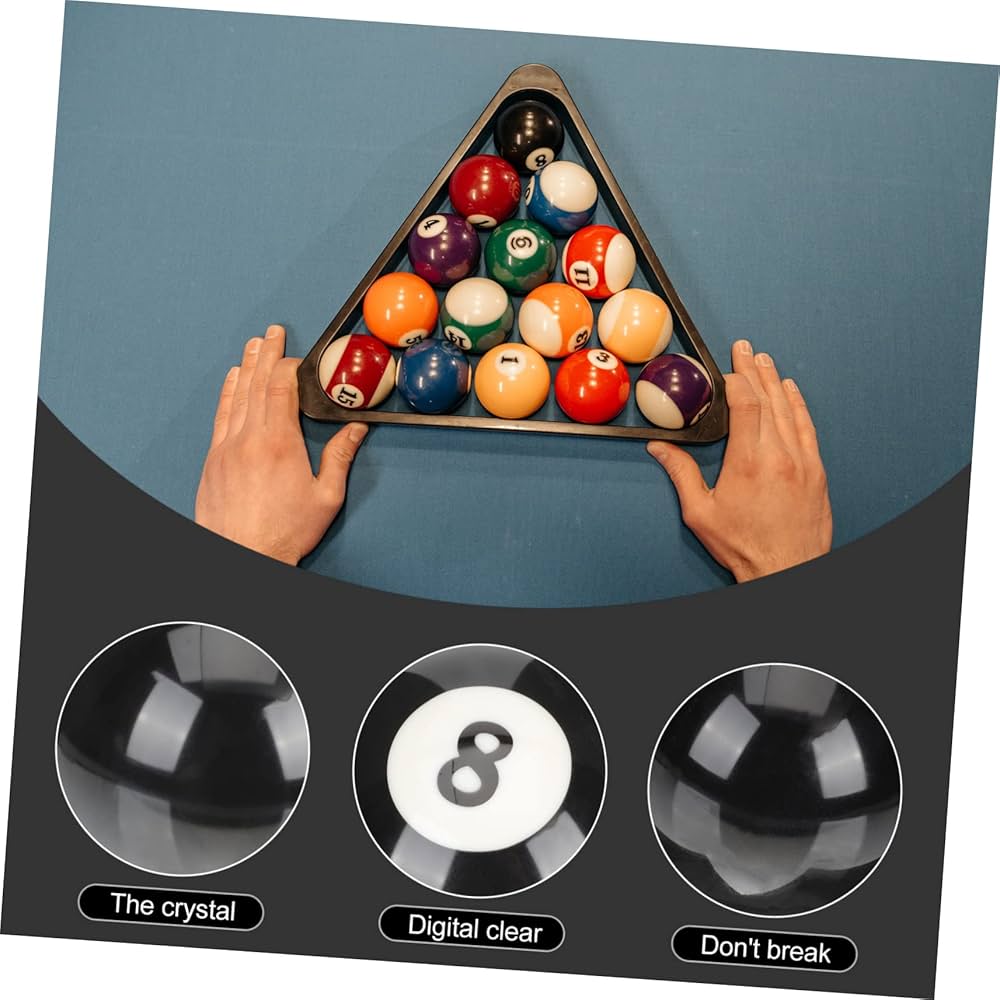 Amazon.co.jp: iplusmile ビリヤード ブラック エイト ボール