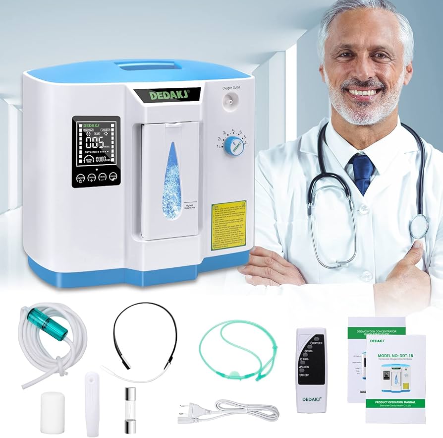 Amazon | 携帯型のスマート音声全タッチパネルの酸素生産機1-7 L/minは