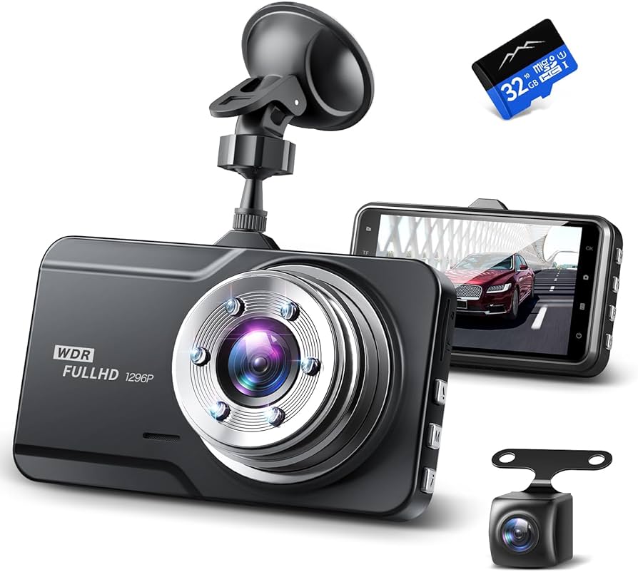 Amazon.co.jp: ドライブレコーダー 前後カメラ 新登場 300万画素 1296P