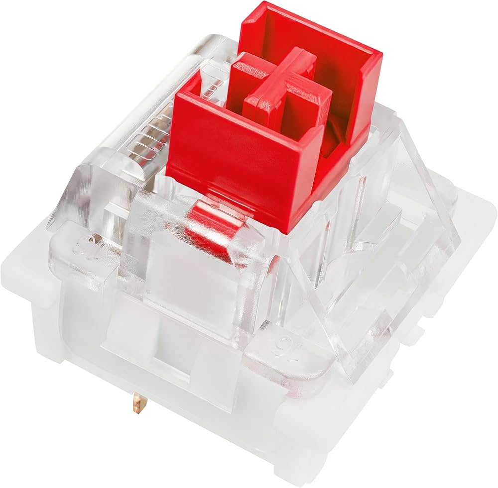 Amazon.co.jp: Outemu レッドスイッチ 30個パック 3ピン リニア 防塵