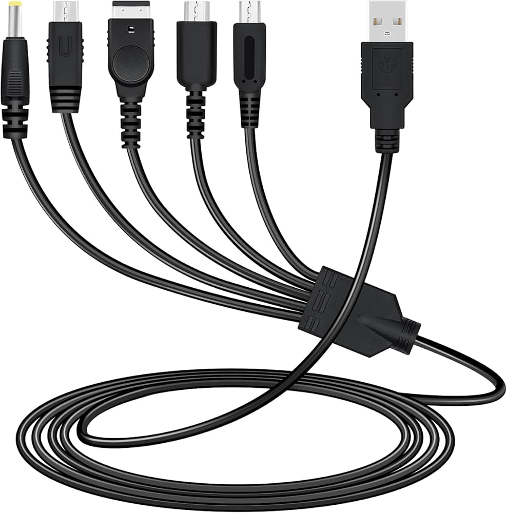 Amazon.com: Mcbazel 5 in 1 USB Charging Cable for Nintendo DS Lite