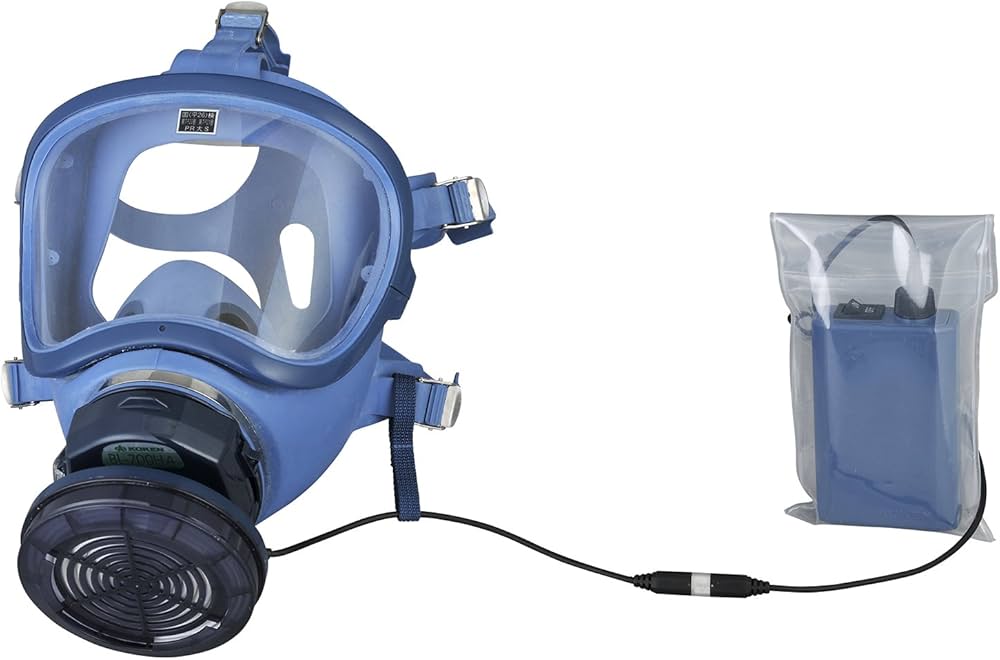 Amazon.co.jp: 興研 電動ファン付き呼吸用保護具 サカヰ式 BL-700HA-03