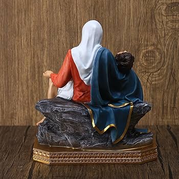 3点専用です！2体セット木製の女性像？オブジェ キリスト教系の雰囲気