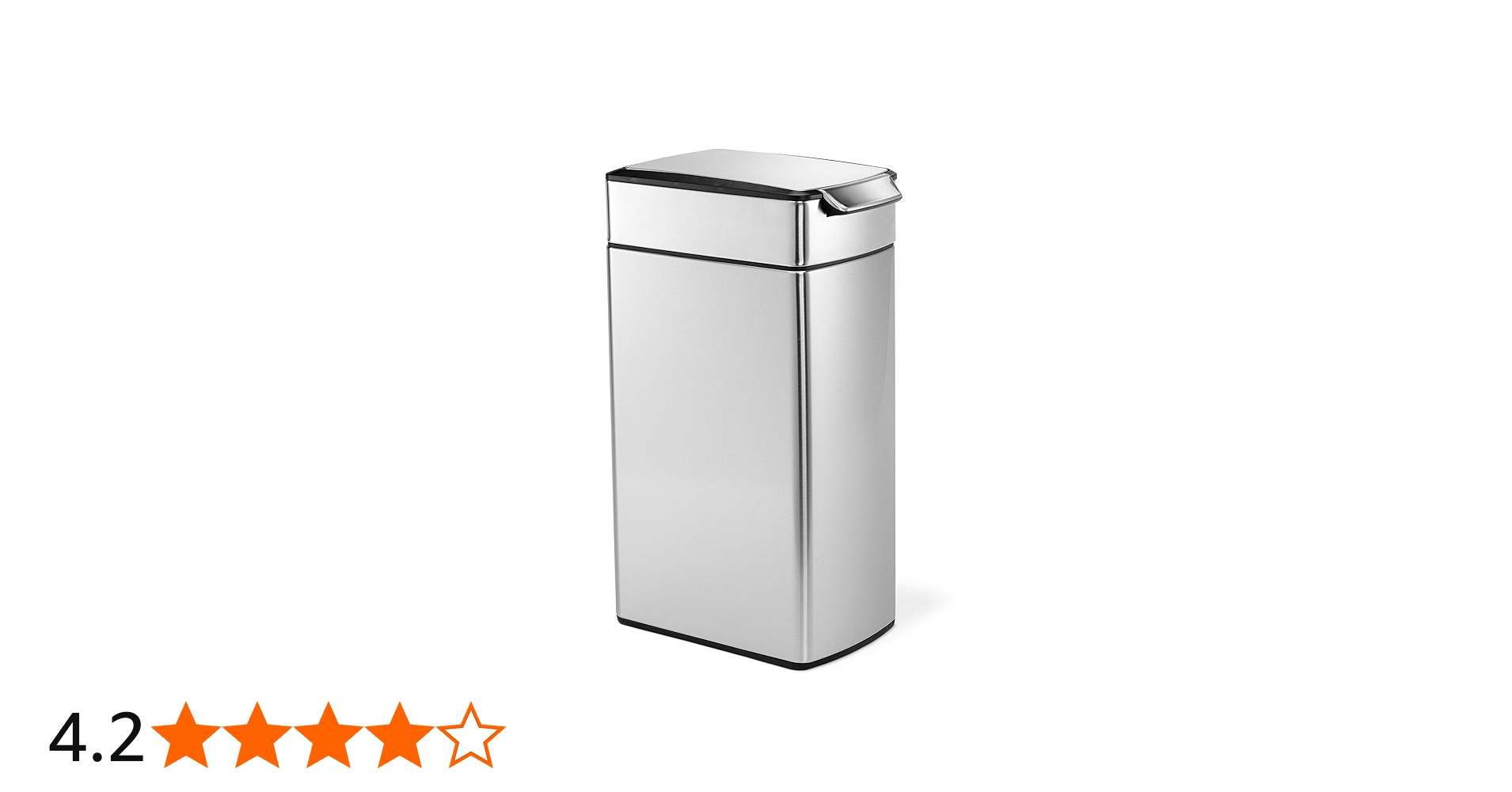 Amazon｜シンプルヒューマン ゴミ箱 スリム 40リットル