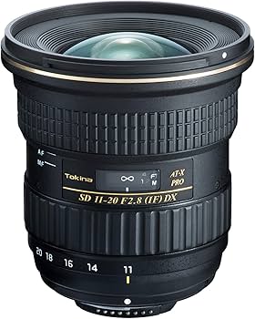 Amazon.com : Tokina ATXAF120DXN 11-20mm f/2.8 Pro DX Lens for