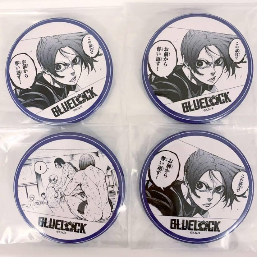 ブルーロック 御影玲王 ブルロ プリンセスカフェ バースデー缶バッジ