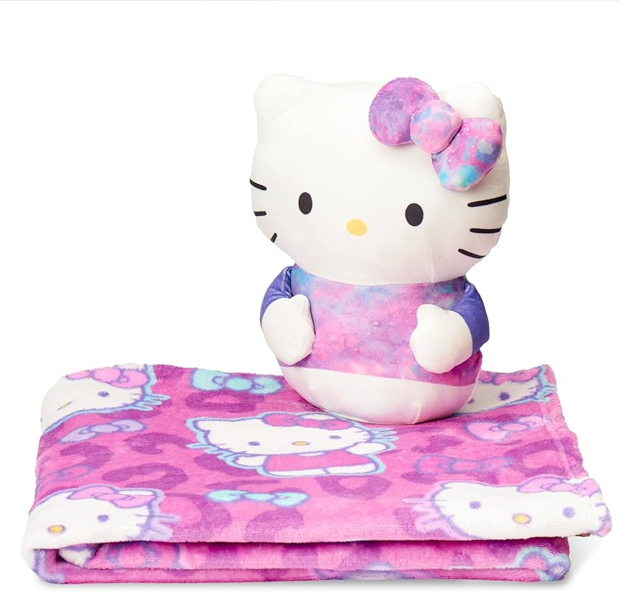 Amazon.com: Northwest Sanrio Hello Kitty, Blanket and Hugger Set