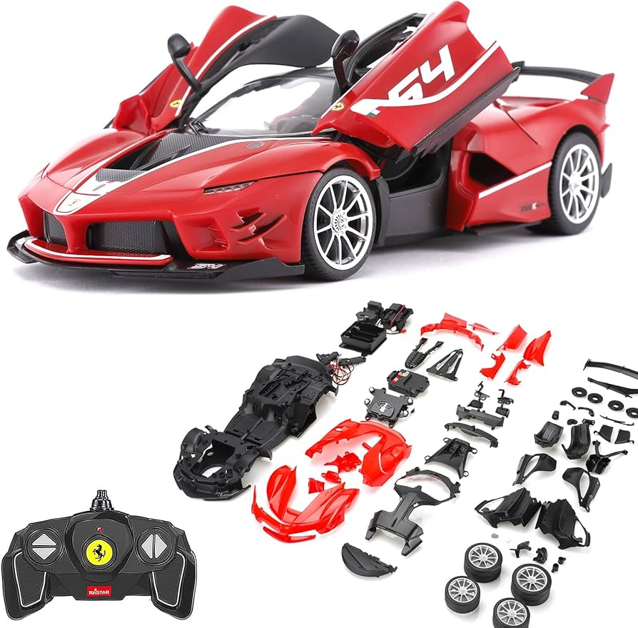 Amazon.com: RASTAR RC Car Kits to Build for 1/18 Ferrari FXXK EVO