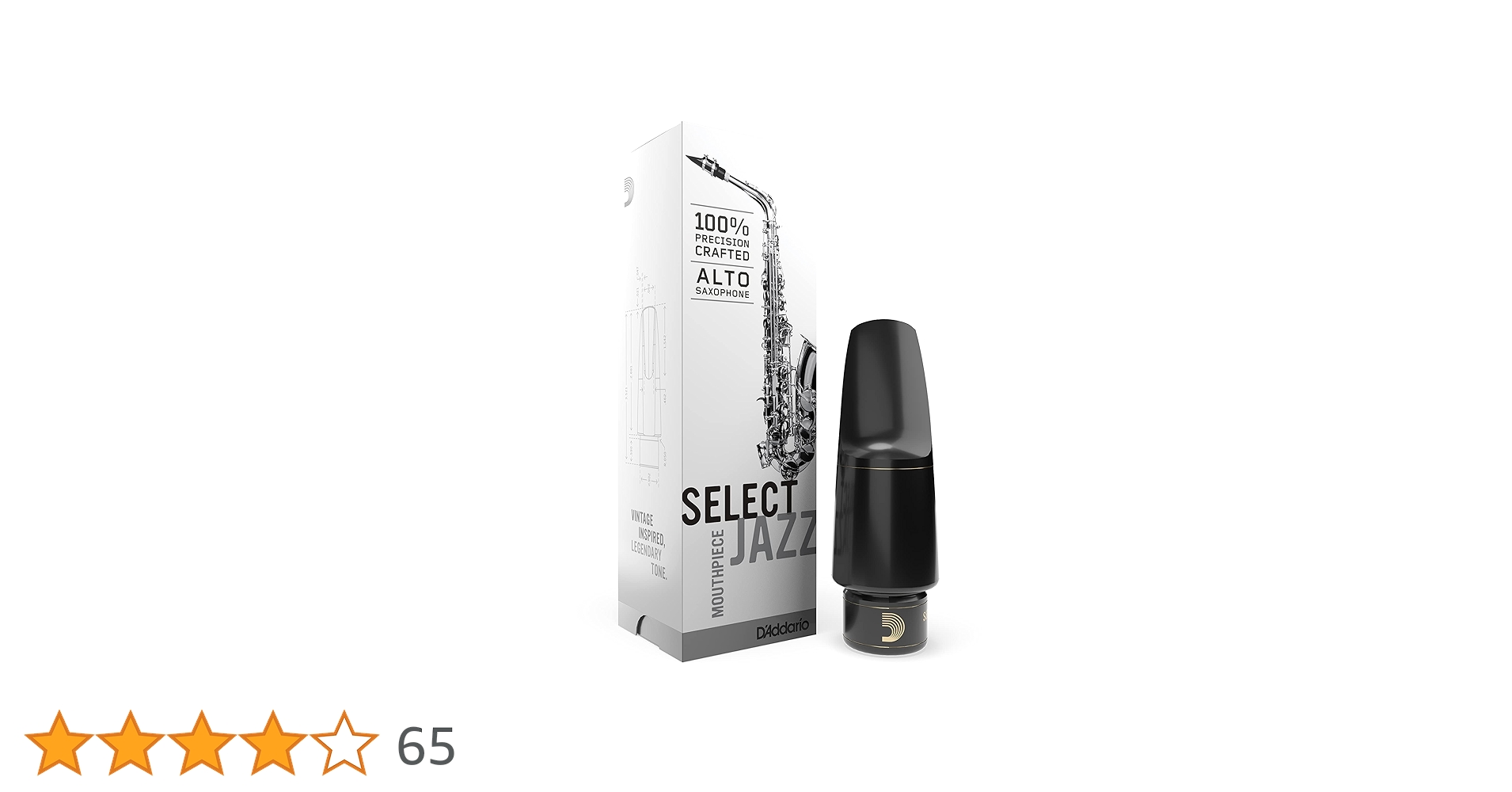 ダダリオJAZZ SELECT D5M アルトサックス マウスピース 【公式通販】