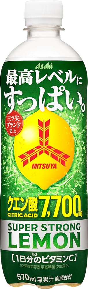 Amazon.co.jp: アサヒ飲料 三ツ矢スーパーストロングレモン 570ml×24本