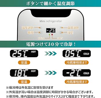 Amazon | Rakutool ミニ冷蔵庫 冷温庫 20L 保温・保冷両用 省エネ 小型