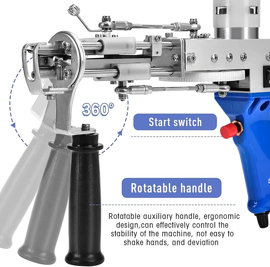 Amazon.co.jp: タフティングガン - 電動刺繍機カーペット織りガン