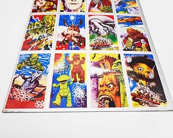 Amazon | 1960年代メンコ 面子シート 特撮 和洋怪獣＆怪人 東宝怪獣