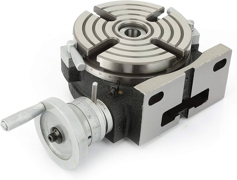 Amazon.co.jp: 回転台、水平回転作業台精密回転台、フライス盤加工用