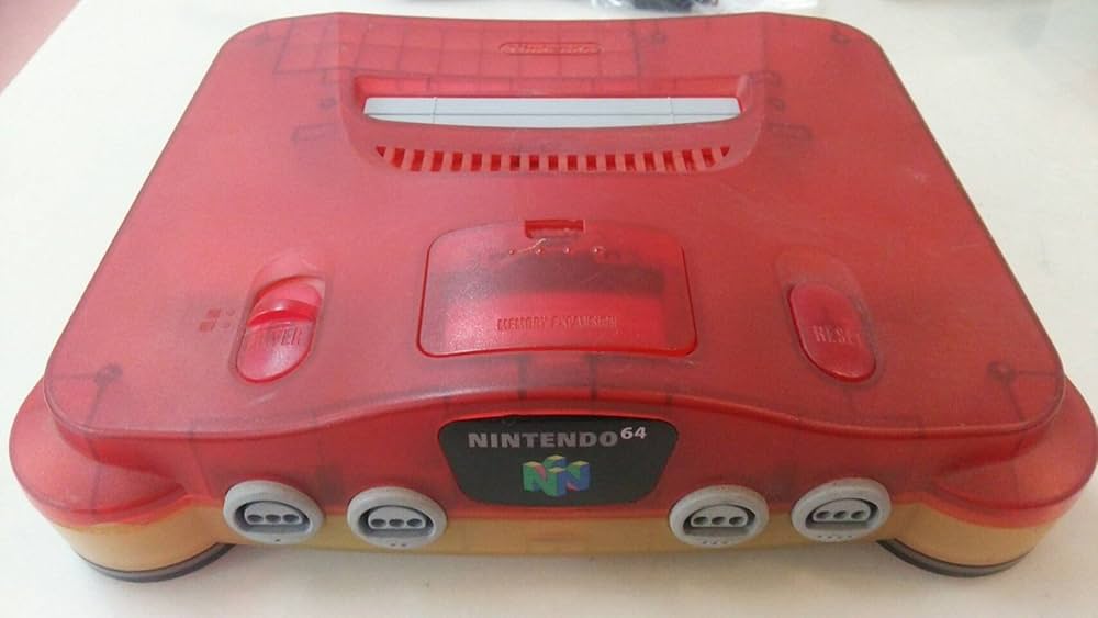 Amazon | NINTENDO64本体 クリアレッド | 本体・周辺機器