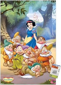 Amazon.co.jp: Trends International ディズニー 白雪姫と七人の小人