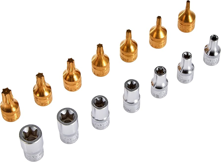 HAZET 163-251/14 Torx Profile Tool Set - CVD-TIN Coated - Amazon.com