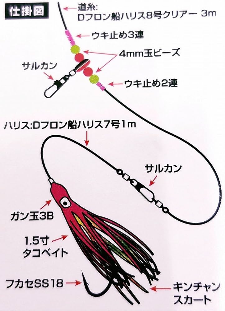 Amazon | ダイワ(DAIWA) アキアジ フカセ仕掛けSS 【フカセ釣り