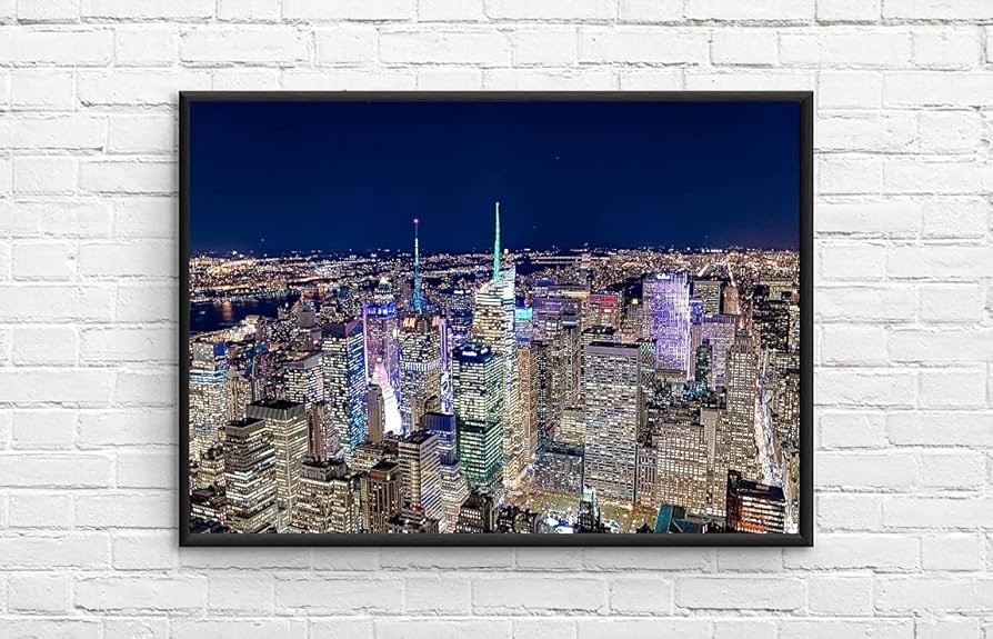 Amazon.co.jp: インテリアポスター アメリカン ニューヨークの景色
