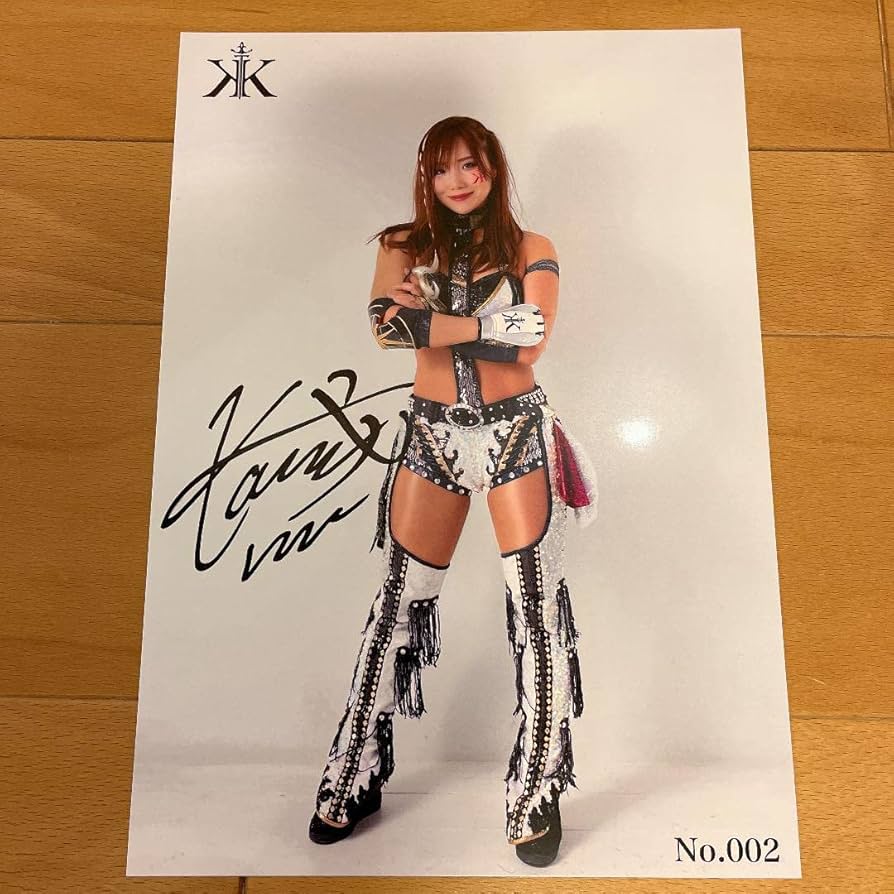Amazon.co.jp: 女子プロレス スターダム カイリ KAIRI 直筆サイン入り
