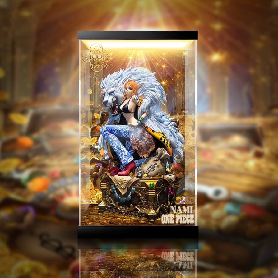 Amazon.co.jp: 専用 LED フィギュアケース ONEPIECE ナミ ログ