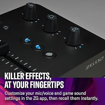 Amazon.com: Yamaha ZG02 Gaming Mixer for Voice Chat and Game