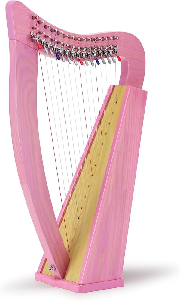 Amazon | 小型 15弦レバーハープ 【Chris Harp】銀座十字屋監修 ＜天然