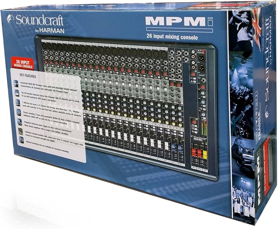 Amazon.com: Soundcraft MPMi-20 20-channel Audio Mixer : Musical