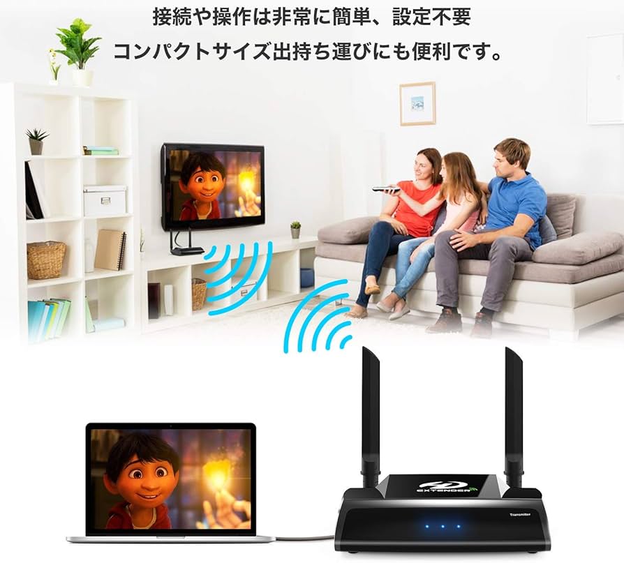 Amazon | PAKITE PAT-590 ワイヤレスHDMI送受信機セット WUXGA/3D映像