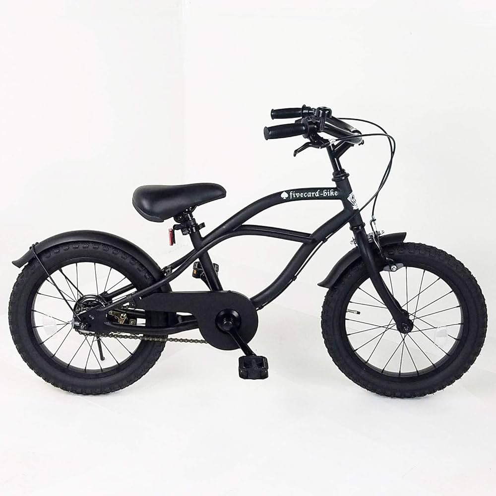 Amazon | ファイブカードバイク 16インチ キッズビーチクルーザー