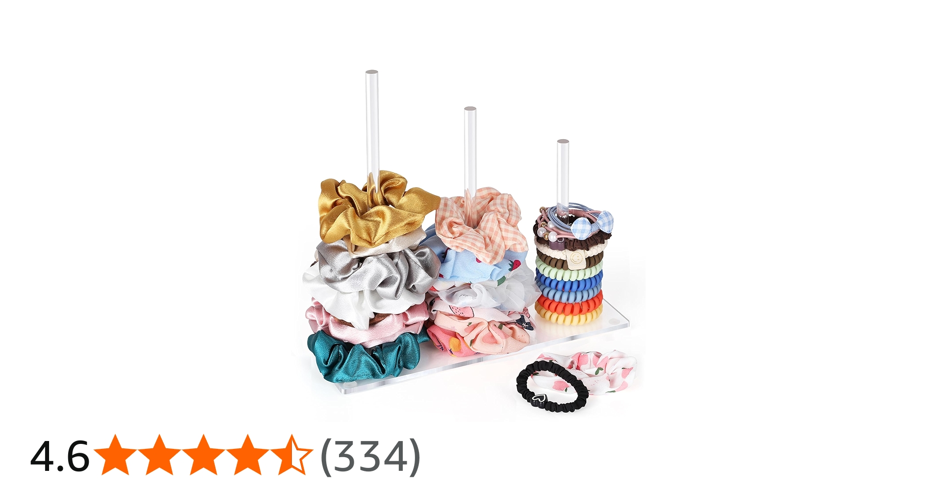 Amazon｜Suneerplay 3段シュシュホルダースタンド、アクリルヘアタイ