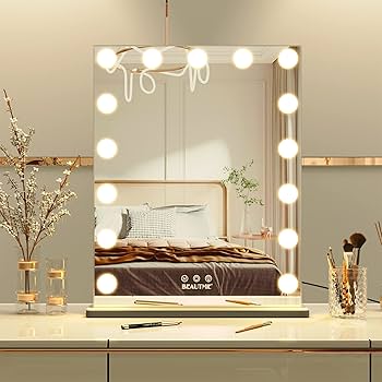 Amazon.co.jp: BEAUTME 女優ミラー 化粧鏡 ハリウッドミラー メイク 鏡