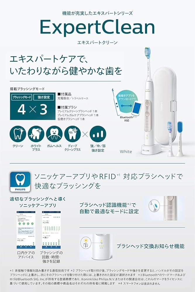 Amazon.co.jp: フィリップス ソニッケアー エキスパートクリーン 電動