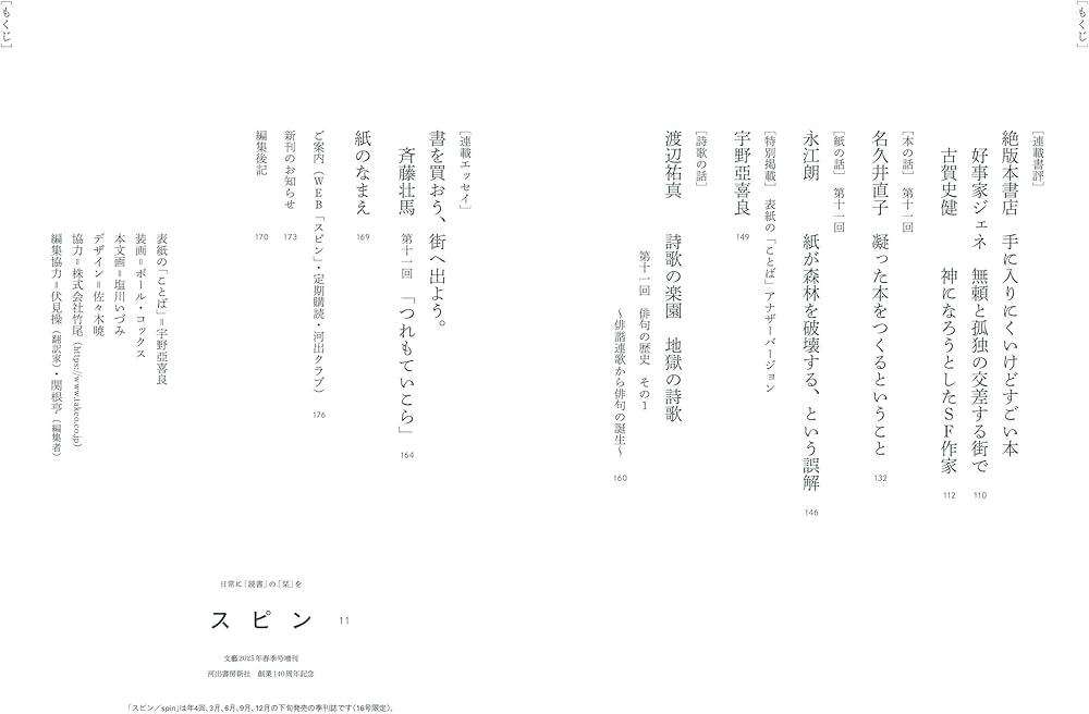 spin 創刊号〜11号 spin 創刊号〜11号 spin 創刊号〜