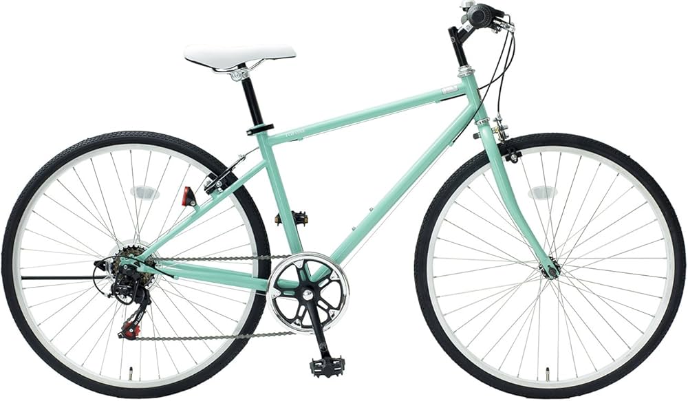 Amazon | クロスバイク 26インチ スチール シマノ製 6段変速 ライト