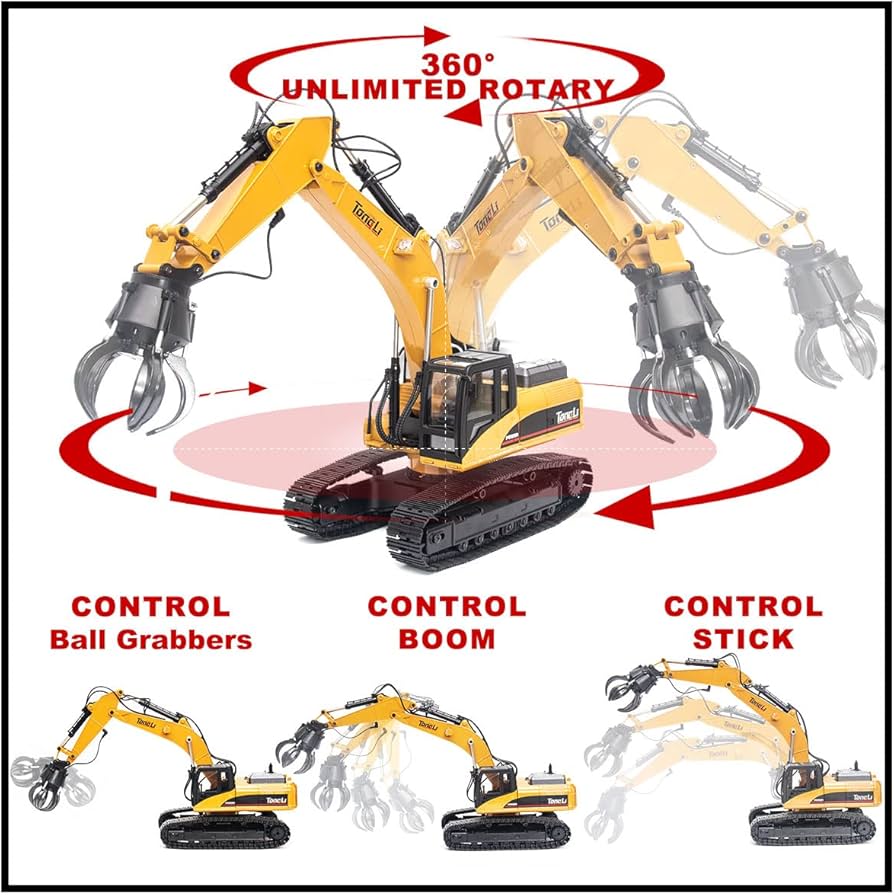 Amazon.co.jp: Huina ラジコン ショベルカー 大人用 1580 ホビー