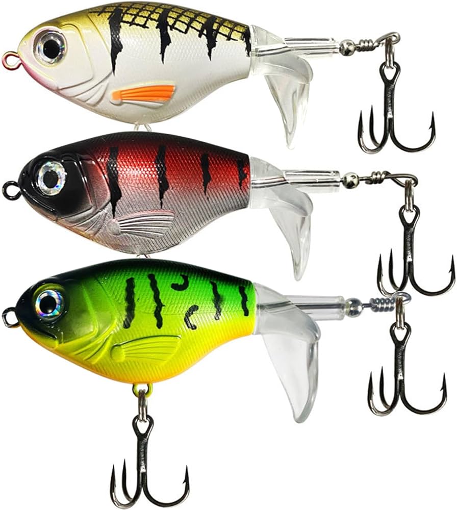 Amazon.co.jp: Whopper Plopper 釣りルアー バス用 トップウォーター