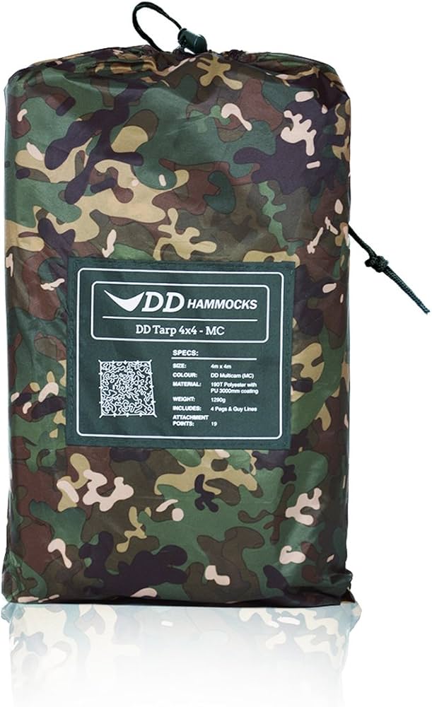 Amazon.com: DD Hammocks Tarp 4x4 - MC (13ft x13ft) - 100