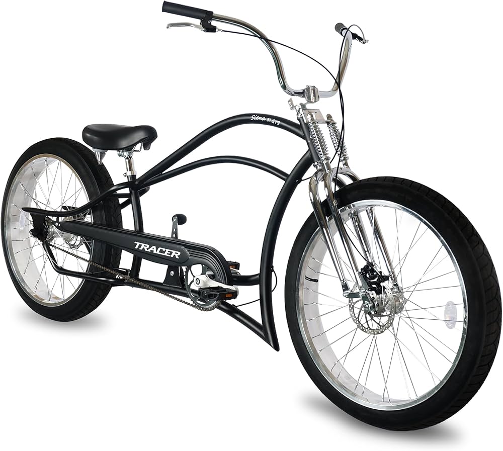 Amazon | Tracer Siena Chopper ストレッチクルーザーバイク 大人用 26