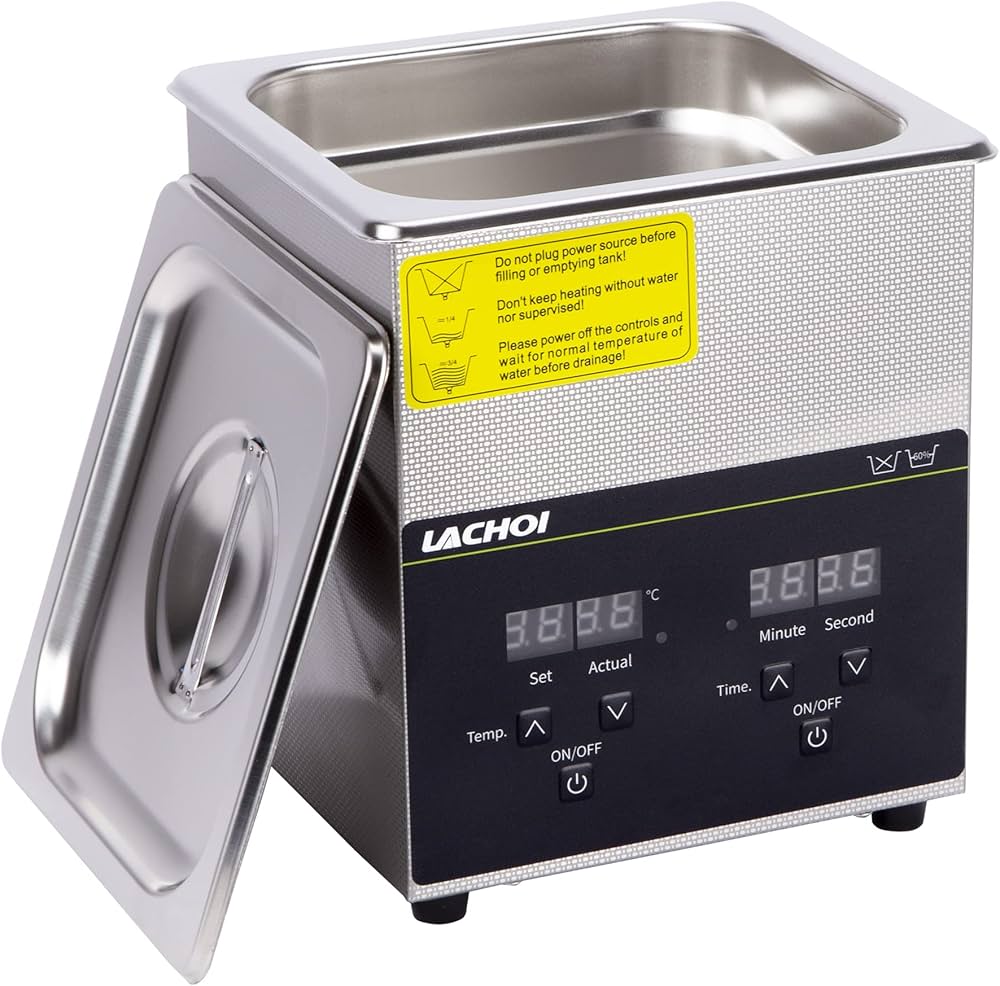 Amazon | LACHOI デジタル超音波洗浄機 業務用 2L 小型 40KHz PSE認証